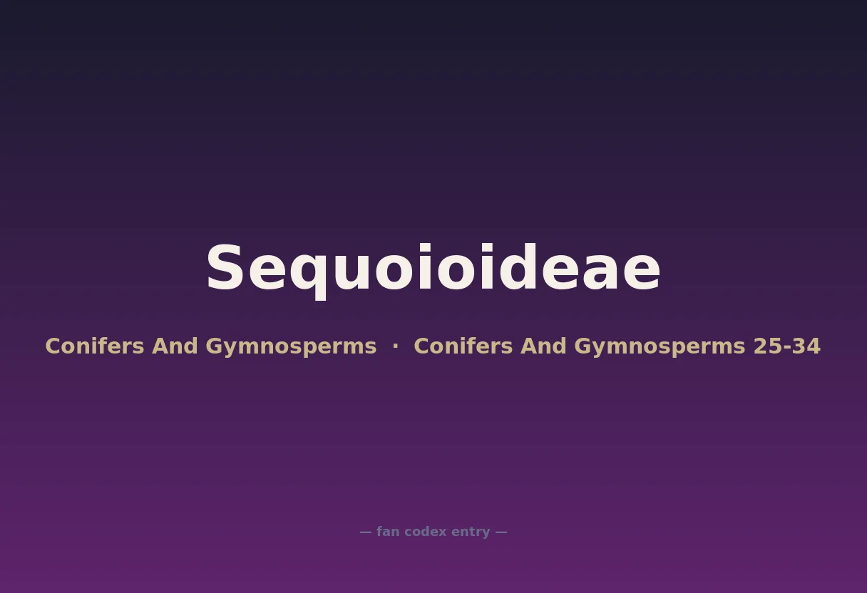 Sequoioideae